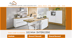 Desktop Screenshot of dijanainterijeri.hr